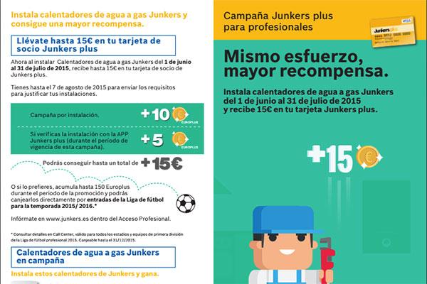 Dos Nuevas Campa As De Ventas De Junkers Plus Electromarket